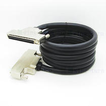 Yunteng FMC100M-M-AS-2 SCSI100pin male-to-male zinc alloy shell 2990 black connecting cable