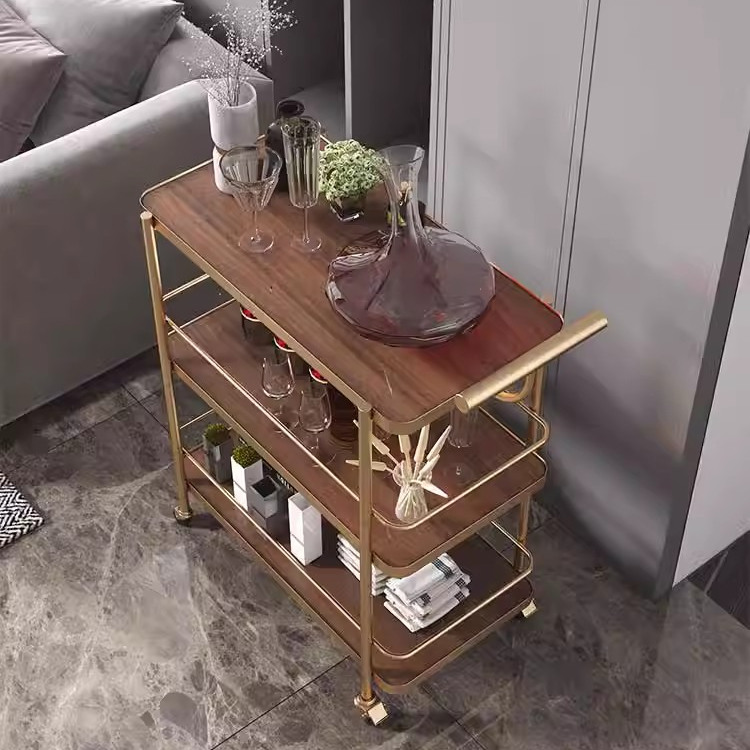 北欧轻奢铁艺餐车：现代生活的多功能美学伙伴