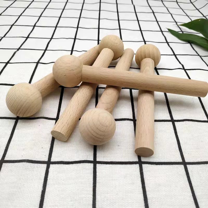Solid wood hole board accessories solid wood stick match stick ball household wooden stick hole board bottom plate