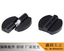 Public toilet partition accessories black zinc alloy thickened hinge door