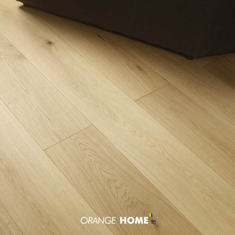 Gothenburg oak pure three - storey solid wood floor and fancy French orangehome - big - brand foundry