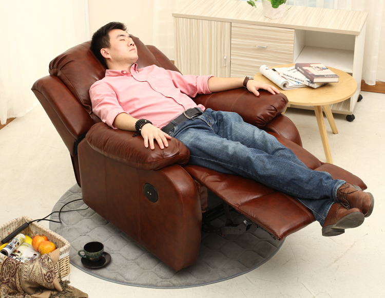 Châu Âu đầu tiên-lớp không gian cabin sofa đơn sofa đa chức năng lông mi móng tay massage điện ngả ghế sofa ghế tựa - Ghế sô pha ghế sofa đơn dài