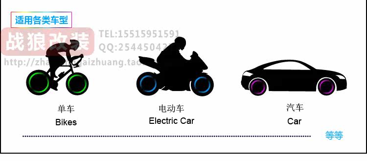 Lumière vélo - feux de Valve - Ref 2403690 Image 4