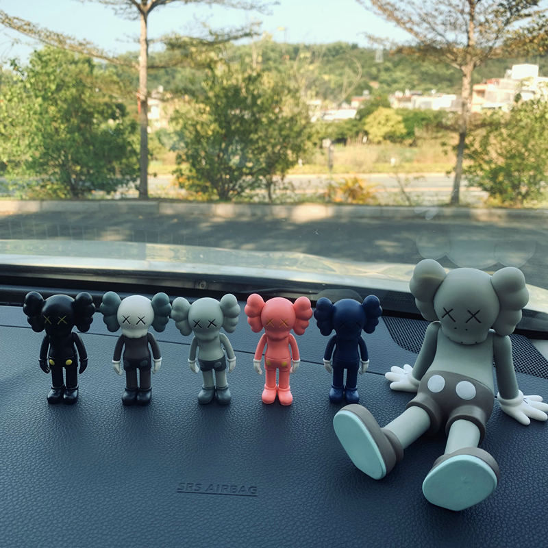 Sesame Street cute cartoon Cos kaws net red doll car ornaments XX creative car interior decorations