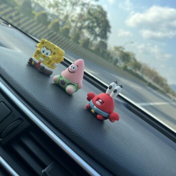Spongebob squarepants patrick star mr. krabs car ornaments