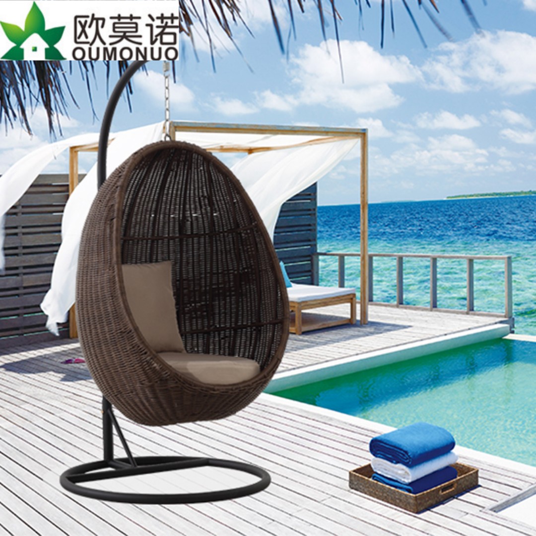 Outdoor Bird Nest Hanging Single Lazy Hanging Slowly Hanging Round Chamber Cradle Chamber Garden Autumn Balcony Furniture