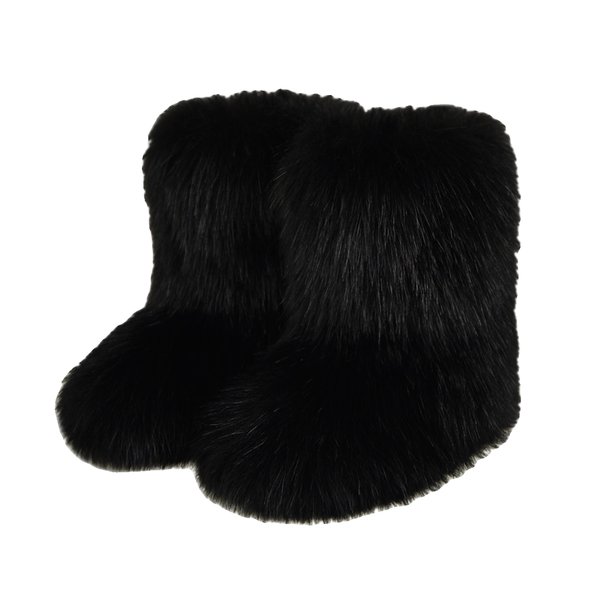 Пуховики-ботинки GAL Mao Mao Snow Boots Winter Winter New Spicy Girl Set Thicked Improved Improved Portrait Fox Mao Ping Меховая подошва сапоги