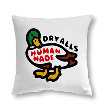 Trendy Brand Pillow Human Made Duck Pillow Car Pillow Sofa Cushion Home Fashion Daily Trendy Square Pillow
