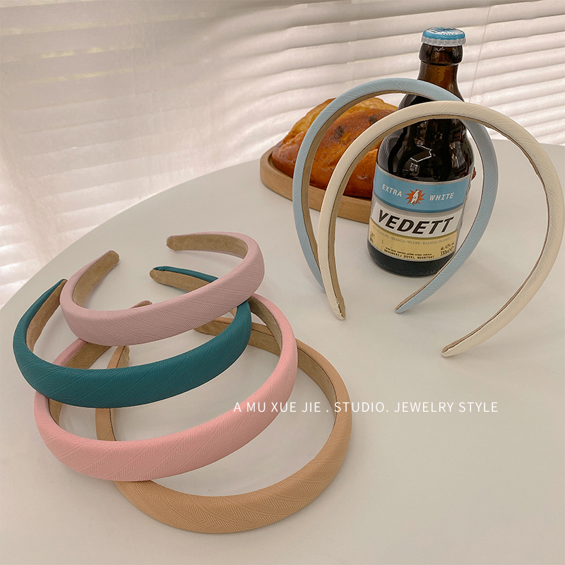 Striped Plaid High Cranial Top Hair Stirrup Summer Candy Color Day Ensemble White Hair Stirrup Style Retro Sponge Hairpin