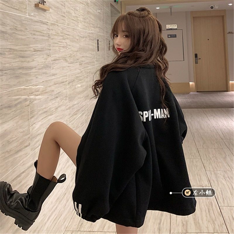 Fried Street Women's Clothing Jacket Spring Autumn 100 Hitch 2022 New Spring Autumn Season Han Edition Loose Leisure Retro Port Taste Ins Winter