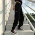 Hồng Kông hương vị retro phong cách Harajuku lỏng bf dụng cụ quần thường nữ mùa thu mới phiên bản Hàn Quốc của quần harem hoang dã quần thủy triều