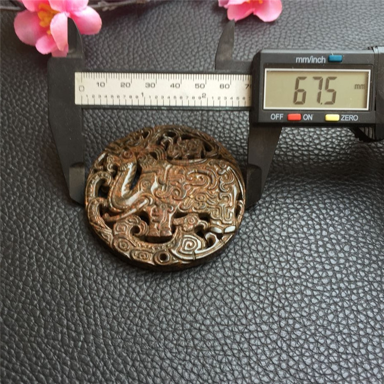 Antique ngọc bộ sưu tập antique old old jade tốt lành chúc các đồ trang trí ngọc bích ngọc bích cổ đại ngọc bích mặt dây chuyền voi vòng tay đá cẩm thạch