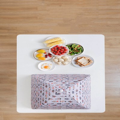 冬季家用保温可折叠防尘大号菜罩