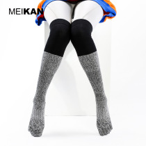 MEIKAN beauty look long tube yoga socks non-slip warm floor dance socks over the knee Pilates leg high socks