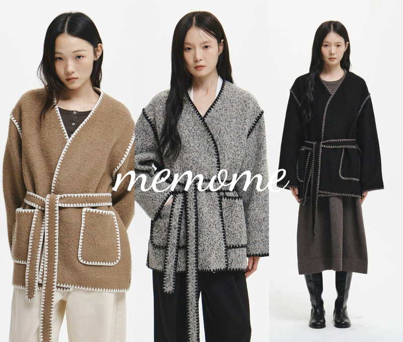 Memome Wool Blend Shell Show Jacket