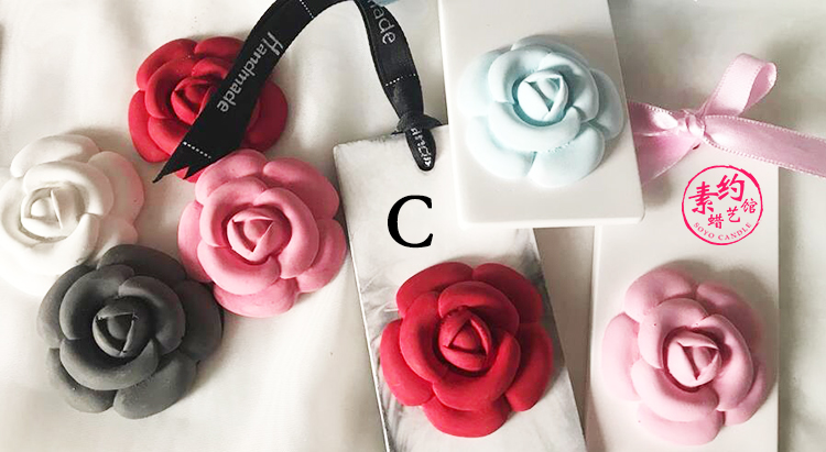 Ba lá hoa hồng Camellia Cherry Blossom Silicone Khuôn Hương liệu pháp Hương liệu Thạch cao Handmade Soap Wax Wax Khối DIY - Tự làm khuôn nướng khuôn làm bánh
