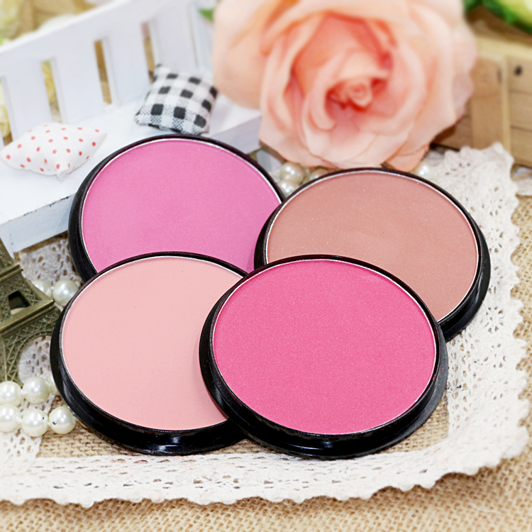 9.9 nhân dân tệ blush matte pearlescent blush powder rõ ràng nude trang điểm trang điểm công suất sửa chữa tự nhiên rosy lâu dài bảng má kryolan