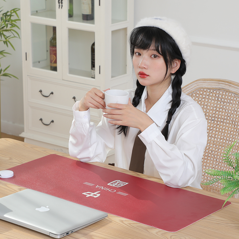 Warm Table Mat Safe Heating Office Desk Fever Large Number Sliding Mouse Mat Students With Desktop Insulation Warm Hand Mat Winter Heating Write Job Without Cold Hands Warm Glow 3C Certification