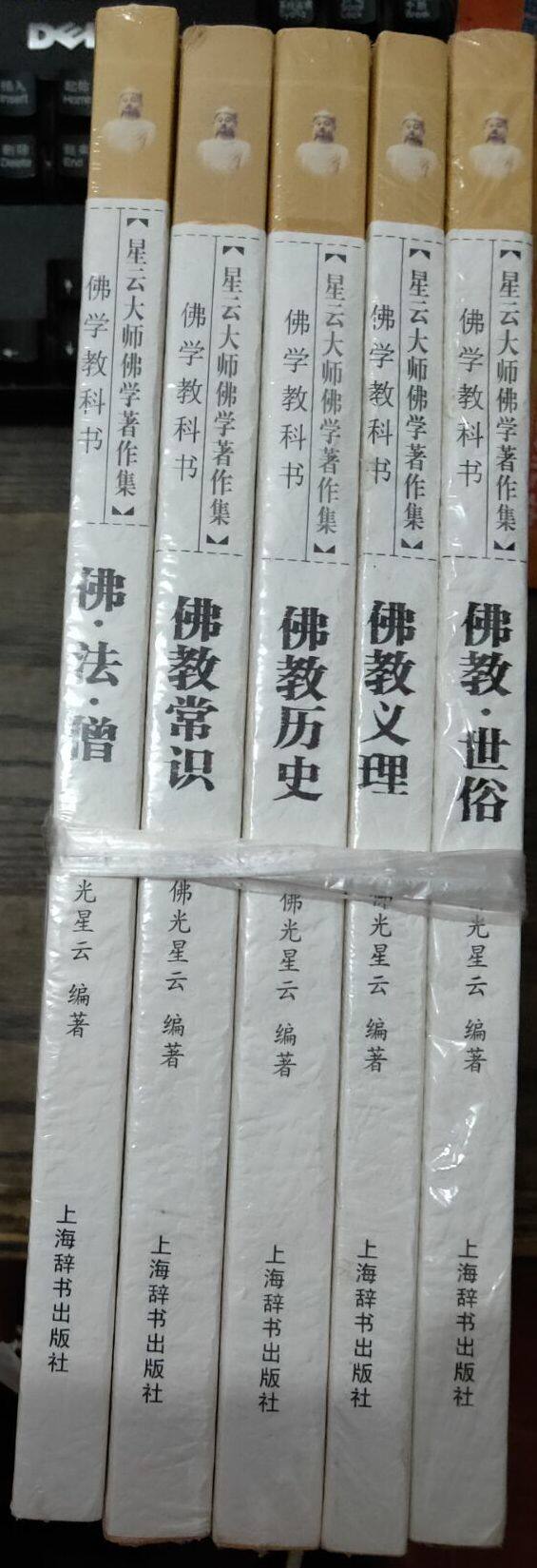 正版 星雲大師佛學著作集 佛學教科書 平裝全5冊 上海辭書版溢價