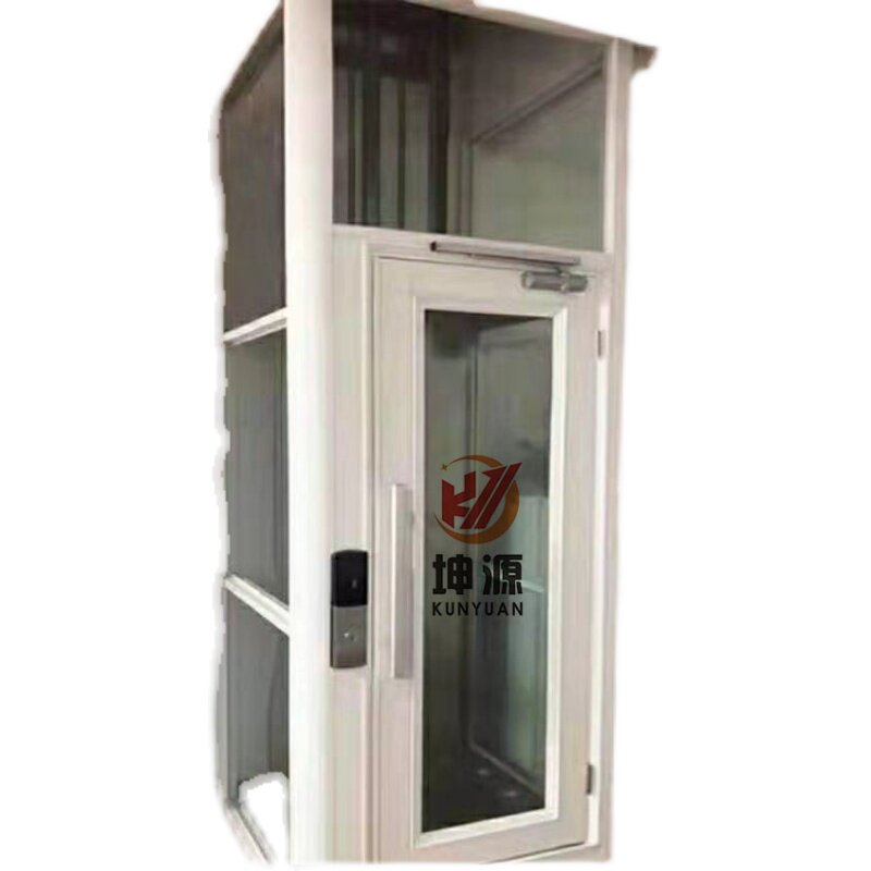 Home Small Lift Hydraulic Lifting Table Towing Type No Bottom Pit Inorganic Room Self-Built House Villa Duplex 2-6 floors 