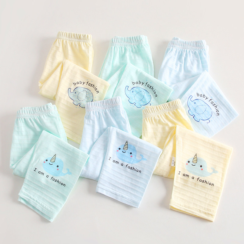 Children's pants Summer thin bamboo cotton bamboo mosquito anti-mosquito pants for girls air-conditioned pants