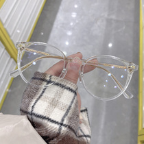 Little Red Riding Book myopia glasses ultra-light florets art retro plain frame can be matched with degree glasses frame female neutral