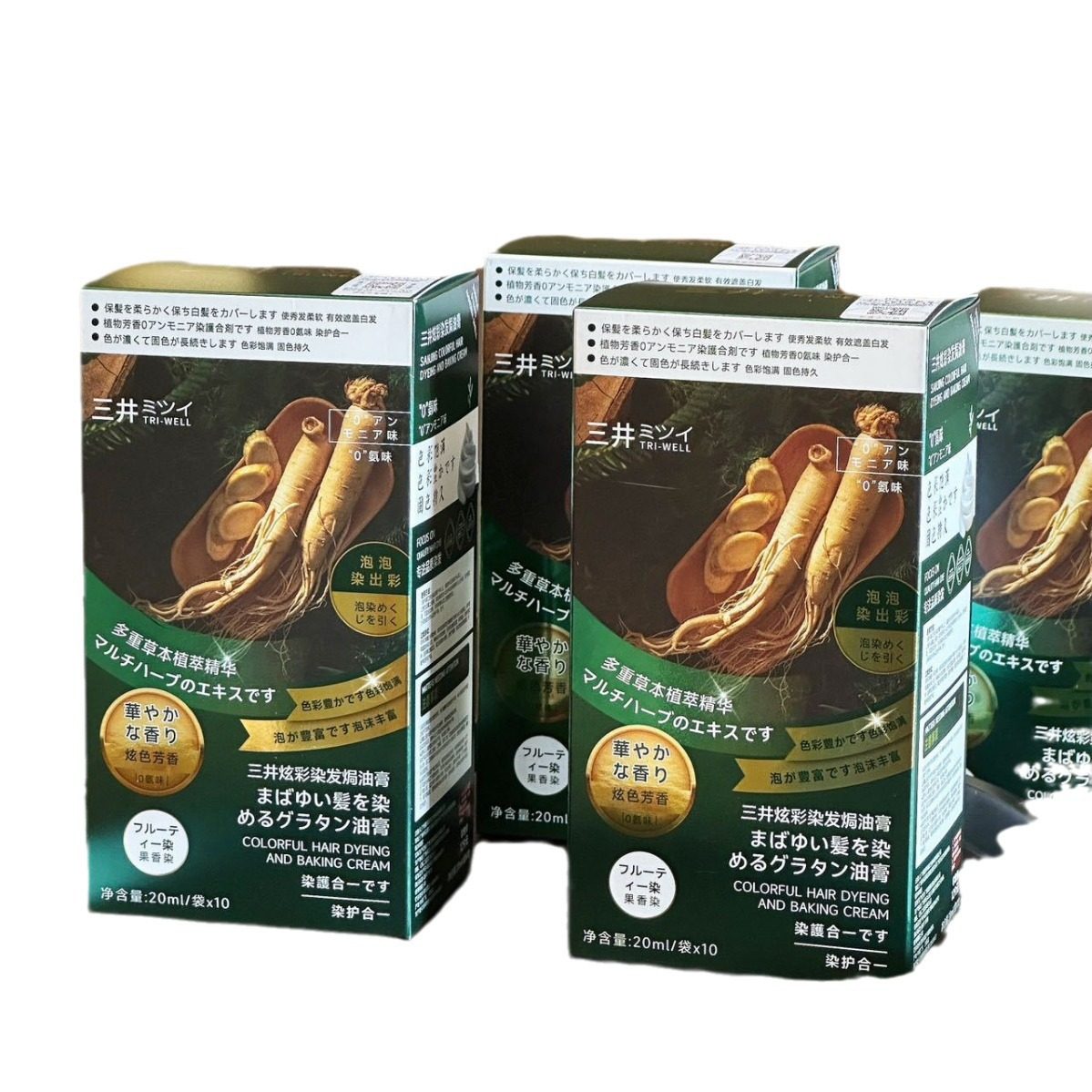 在发丝间种下一片山林:三井2024流行色黑茶色染发膏的自然诗篇_彩染_淘宝美妆网