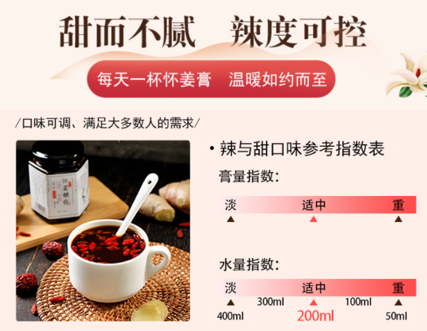 【怀府小镇】阿胶怀姜膏520g