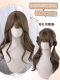 [Mianmianjuan]Long Curly Wig for Women, Lolita Style Wig, Two-Dimensional Wig with Sideburns, Sweet Girl Full Head Wig