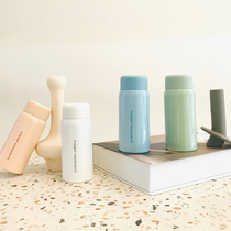  150ml Thermos cup Male and female students portable water cup Net red ins personality simple creative trend small cup bottle