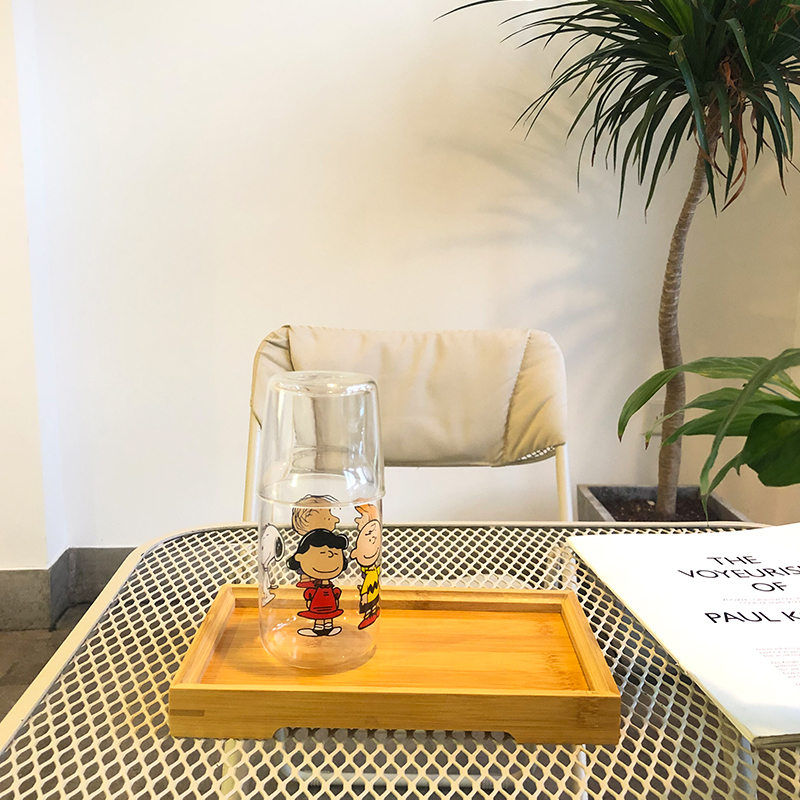 Day Style One Drinks Tea Pot with single cup teapot tea cup Breakfast Cup Heat resistant water glasses Scale Nets Red Ins Glass Cups