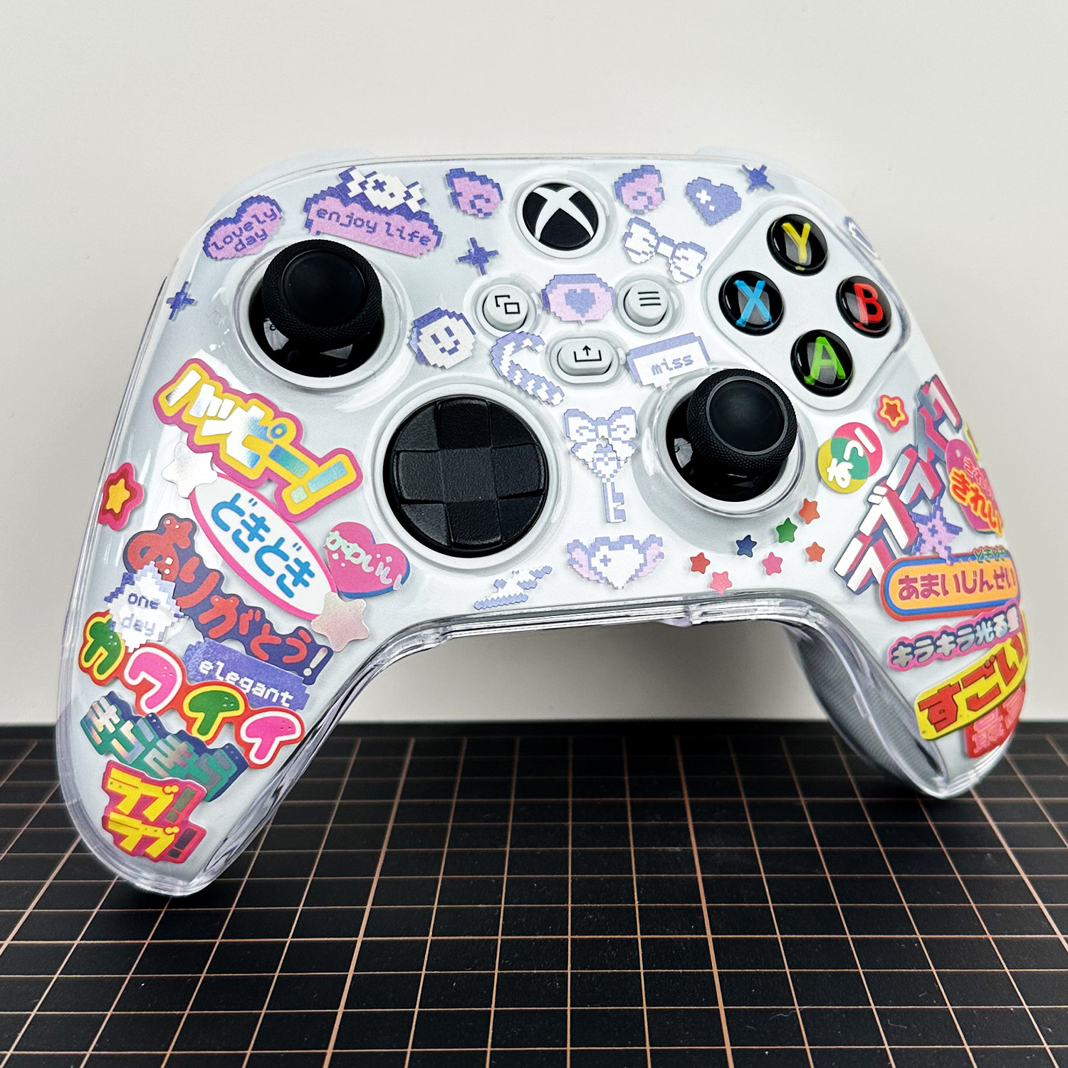 Игровой контроллер Xbox crystal shell PC прозрачная раздельная ручка защитная оболочка ультратонкая защита Наклейки для отправки Xbox