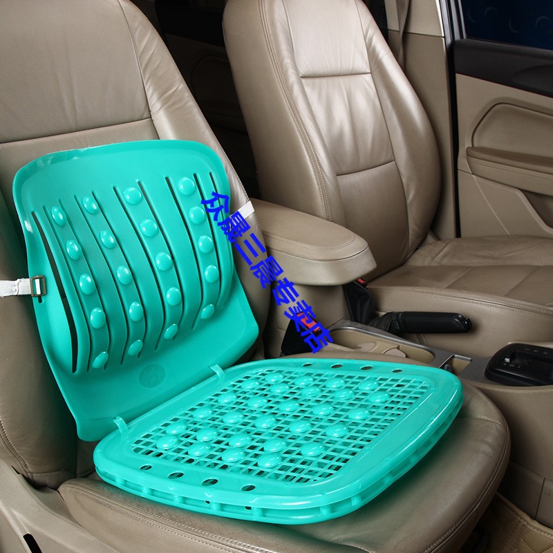 Summer car plastic seat cushion breathable backrest cool mat seat summer car single-chip main driver heat dissipation