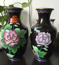 Cloisonne bottle pair of 820 yuan high close to 21cm