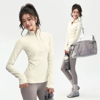 Quick-drying sports outdoor fitness clothes and yoga clothes with pockets