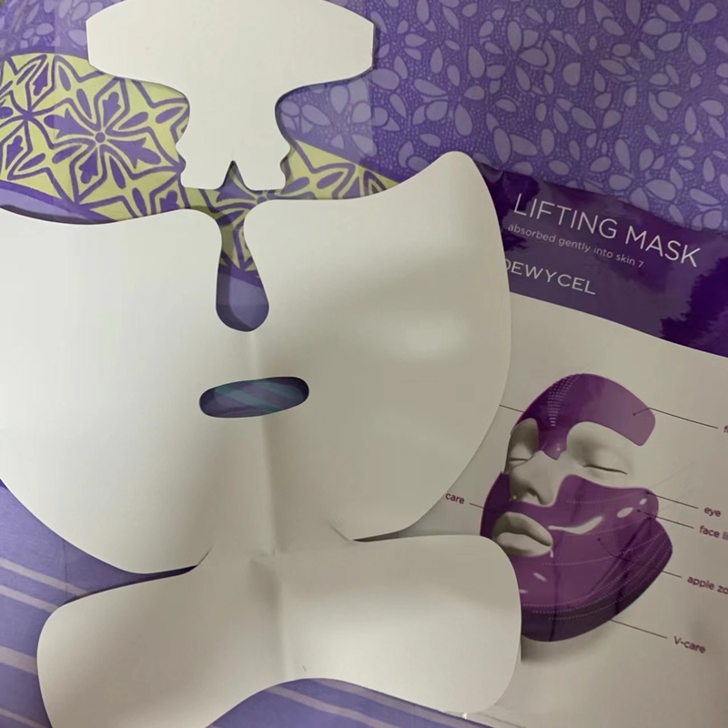Dewycel/Deyisheng V-Face Firming Mask 4 Pieces, Lifting and Wrinkle-Improving Mask, Plant-Based Ingredients, Moisturizing Dewycel/Deyisheng V-Face Firming Mask 4 Pieces, Lifting and Wrinkle-Improving Mask, Plant-Based Ingredients, Moisturizing