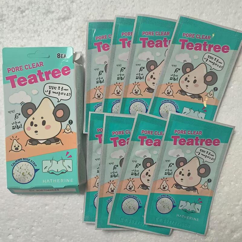 Hatherine Tea Tree Nose Strips for Cleaning Pores, Blackheads, and Whiteheads - 8 Strips Per Box Hatherine Tea Tree Nose Strips for Cleaning Pores, Blackheads, and Whiteheads - 8 Strips Per Box
