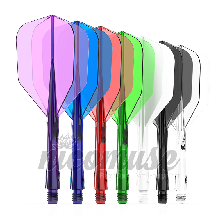 Новое интегрированное оперение Sup Flight darts 7 цветов, сверхпрочное и защищающее от ударов сзади Изображение 1