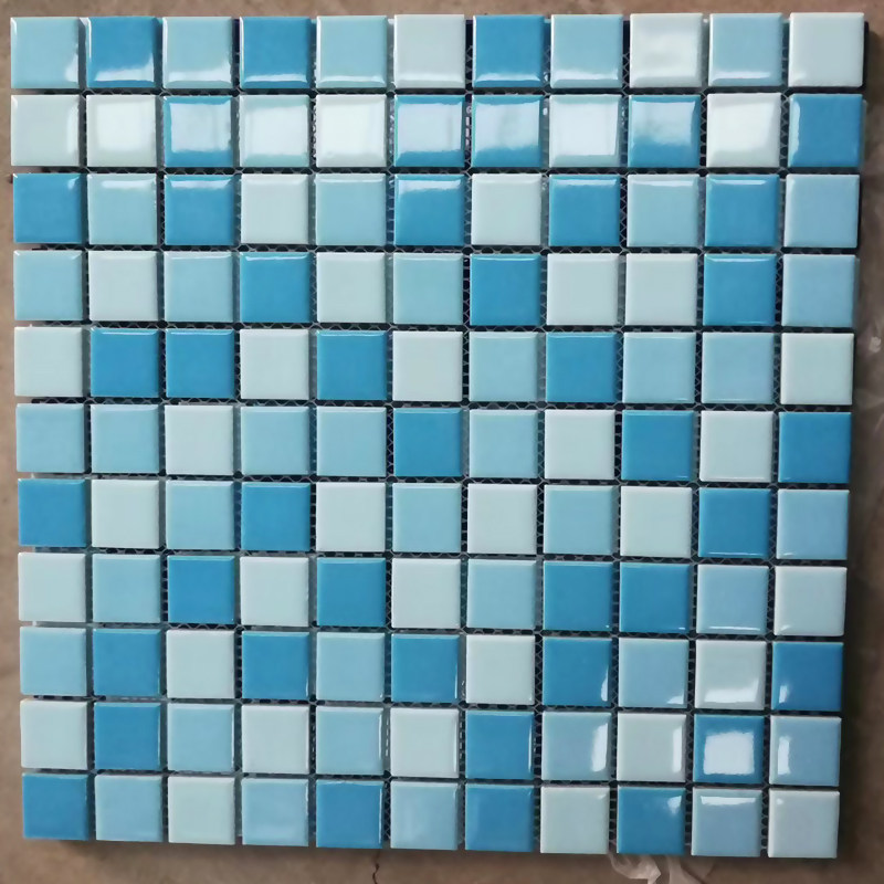 Ceramic particle mosaic tile pool swimming pool swimming pool toilet balcony mosaic wall brick background wall