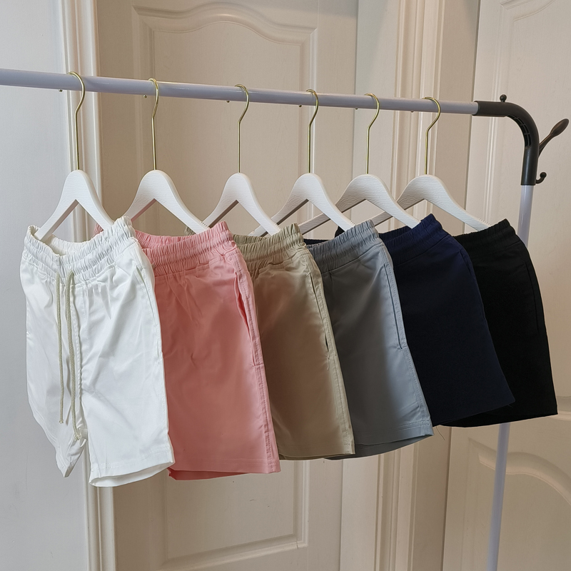 Summer Simple Men's Three-Quarter Pants Trendy Pure Cotton Slim Fit Quarter Pants Four-Quarter Trendy Brand Plus Size Casual Shorts