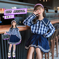 jk uniform skirt Primary School students genuine autumn girl ik group skirt kingk dingk skirt children autumn and winter gk suit