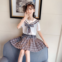 jk uniform skirt genuine official flagship store summer group skirt children set original skirt full set k summer suit