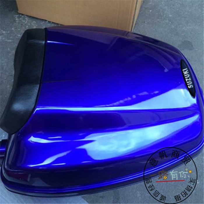 Chuông xe máy HJ Yamaha thùng xe thân cây sao Yun / Li / Rui Cai EN kim ​​cương da báo GS / thân gỗ - Xe gắn máy phía sau hộp thùng chứa đồ xe máy
