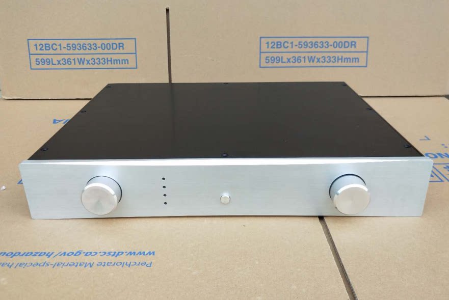 430 wide, 70 high, all-aluminum amplifier chassis, front-end main chassis, all-aluminum main chassis