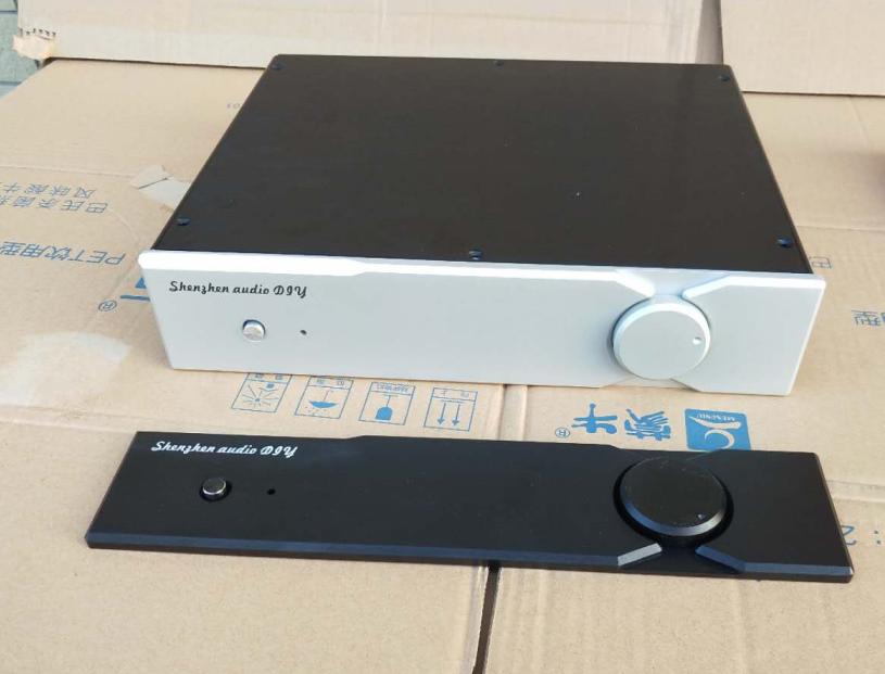320 width 70 high front stage power amplifier case full aluminum host shell DIY full aluminum power amplifier case
