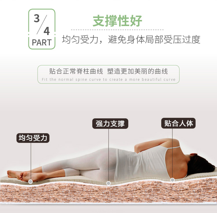 Tự nhiên cọ dừa nệm mat 1,8 m 1,5 m nền kinh tế cứng nhắc nệm Palm 1,2 m trẻ em miễn phí vận chuyển Bắc Kinh - Nệm nệm hơi nước