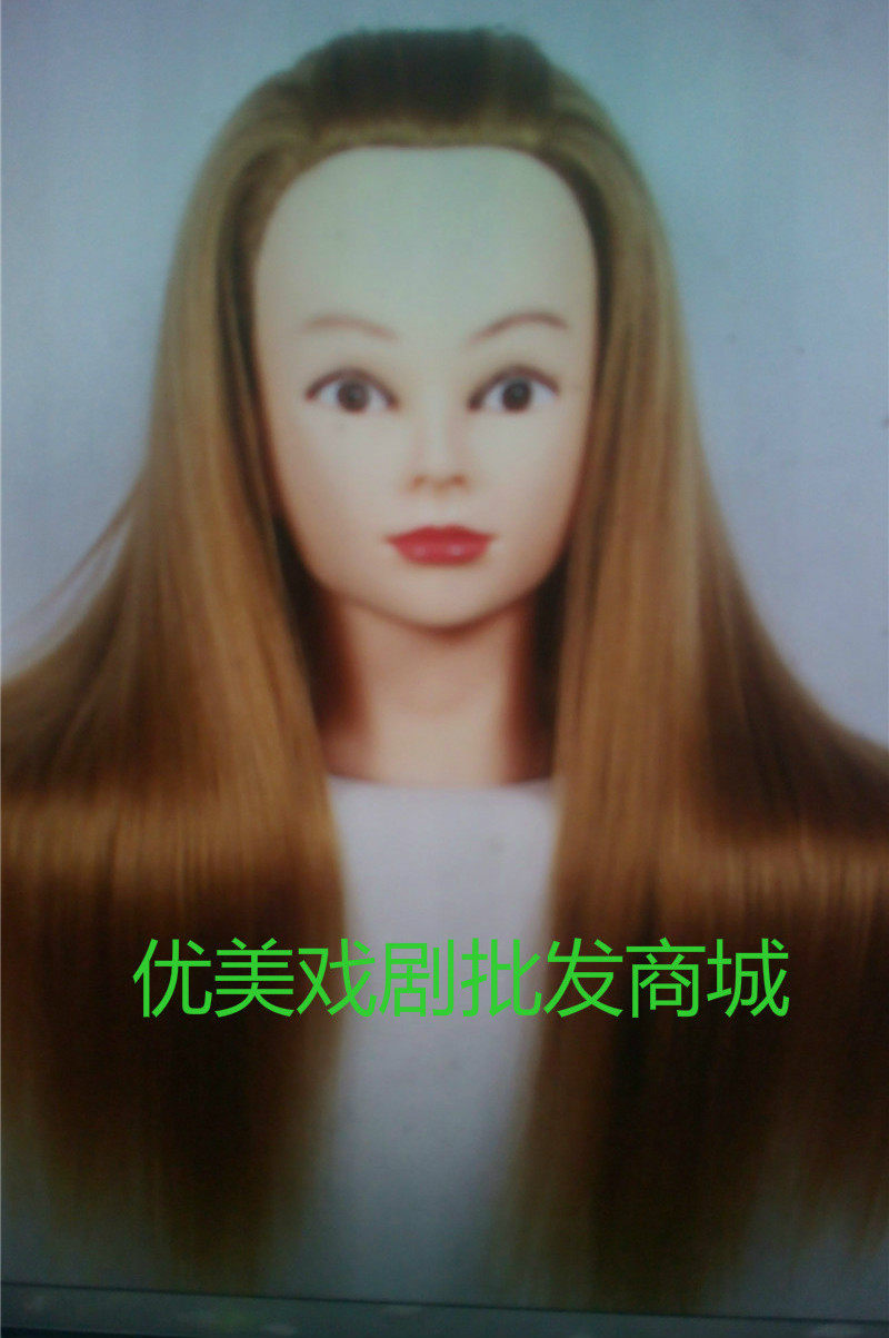 Model new style head wig teaching hairdressing head hairdressing pan hair braiding practice head mold