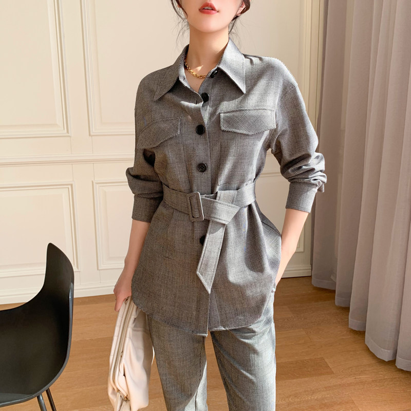 Mars Kamin Japanese wool triacetic acid with belt shirt coat