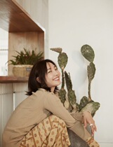 Mars Jiamin Japan Imported Yarn Chic Craft Long V-Neck Knitted Cardigan Women's Air-conditioned Jacket