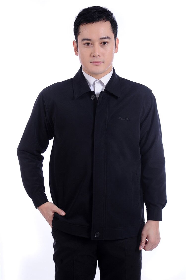 Áo khoác nam trung niên và cao tuổi Áo sơ mi nam cho mùa xuân và mùa hè Quần áo nam trung niên Áo khoác ngoài giản dị áo bomber